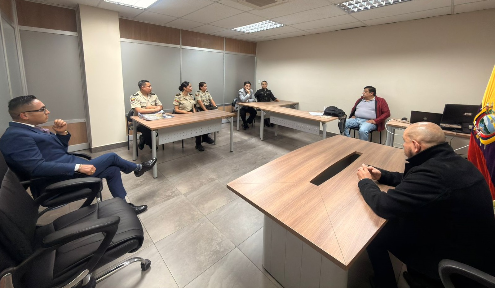 Fortalecen la atención en casos de flagrancia en las unidades judiciales de Pelileo