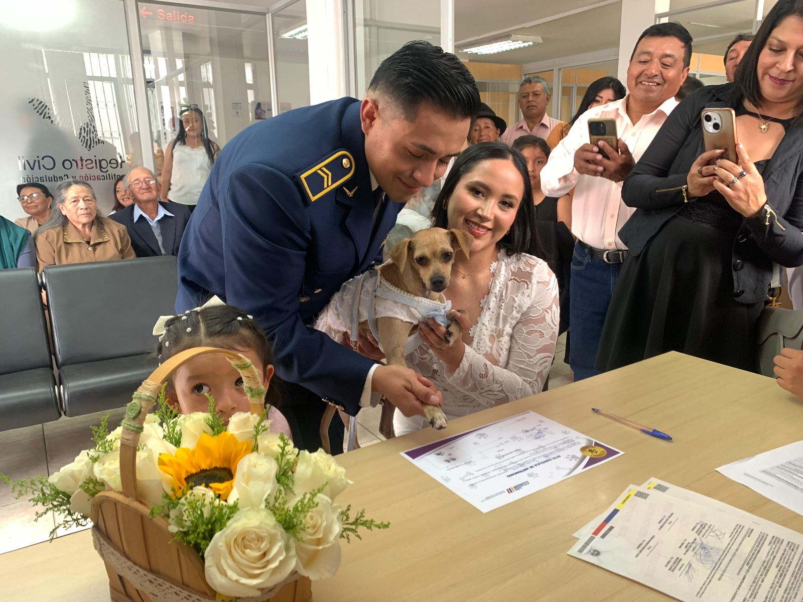 Ahora 'Firulais' podrá ser 'testigo' de un matrimonio